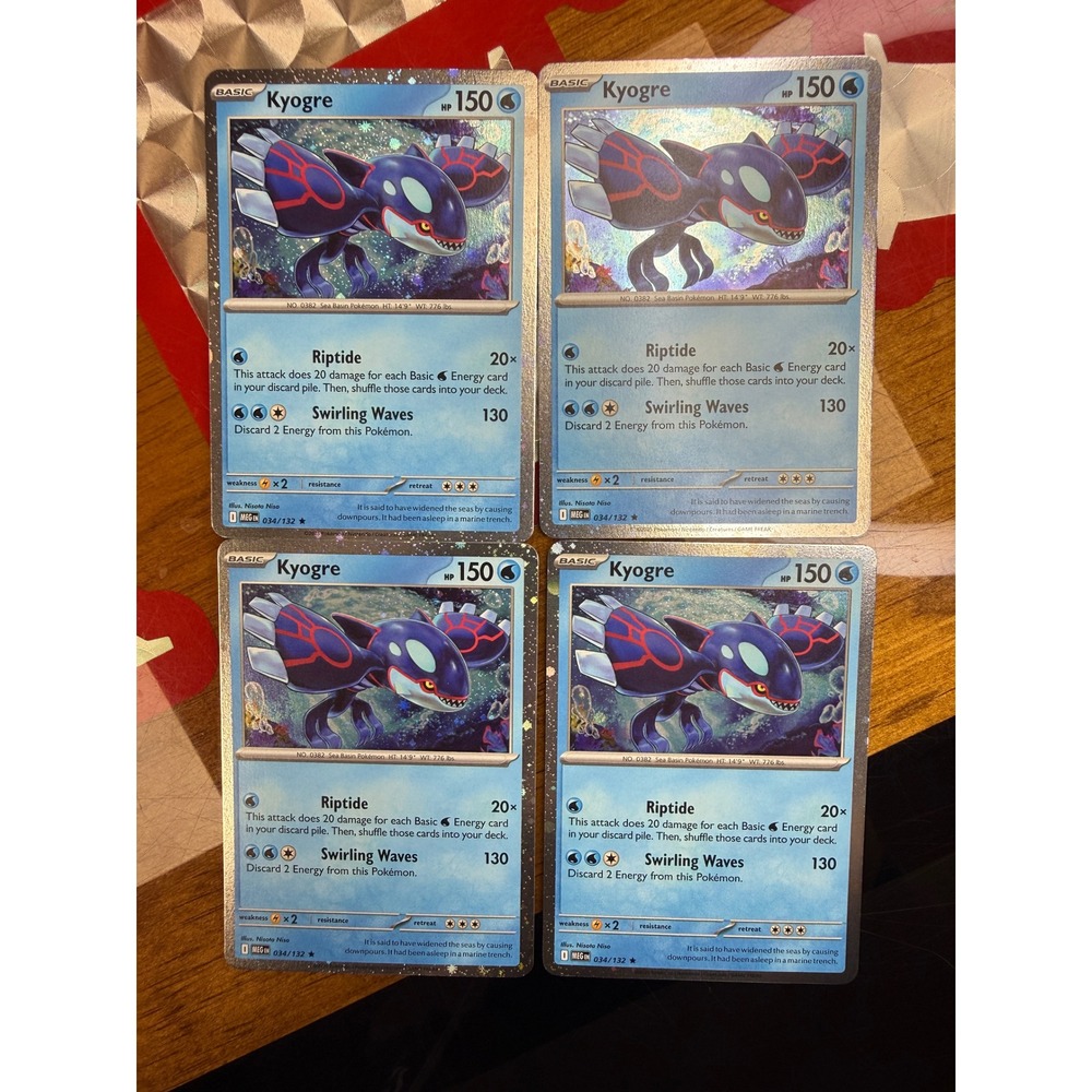 Pokemon Kyogre 034/132 Rare Holo Secret Wonders Diamond Pearl Card 4